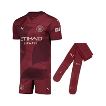 Tercera equipación infantil del Manchester City 24/25