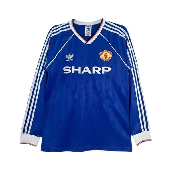 Manchester United Third 89/90 - Manga larga