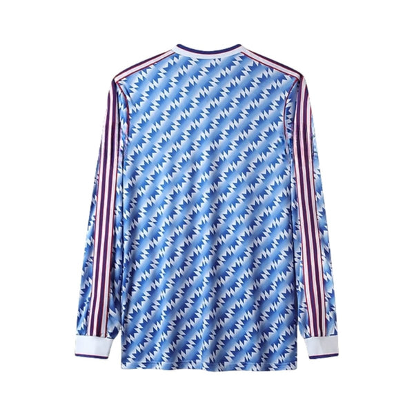 Camiseta alternativa del Manchester United 91/92 - Manga larga