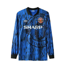 Camiseta alternativa del Manchester United 92/93 - Manga larga