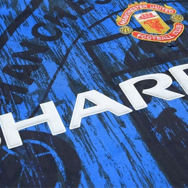 Camiseta alternativa del Manchester United 92/93 - Manga larga