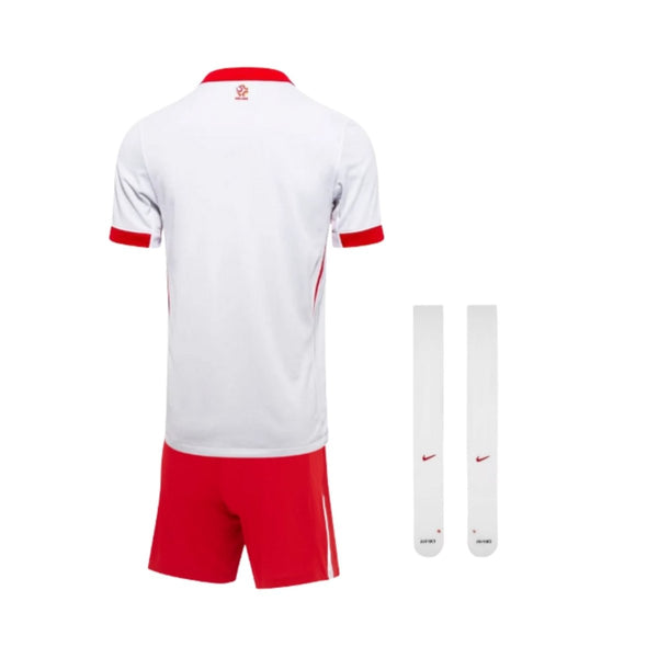 Kit de Criança  - Polonia Principal 24/25 - Euro 2024