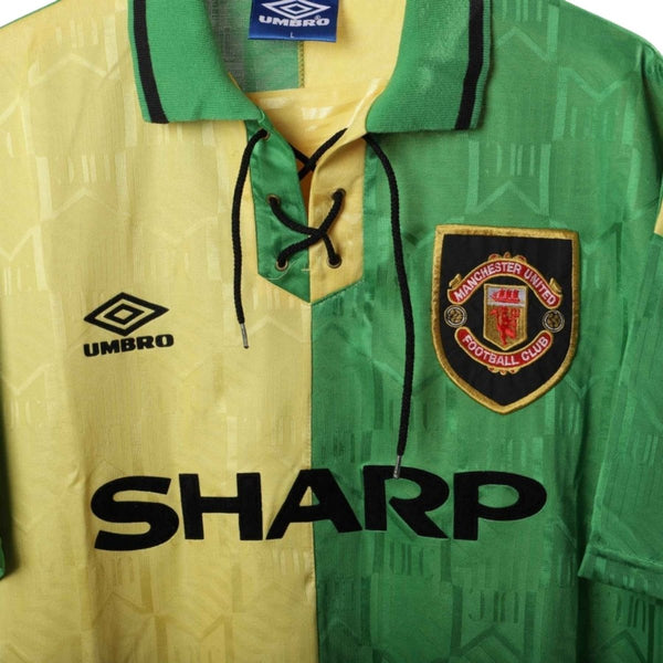 Manchester United Third 93/94 - Manga larga