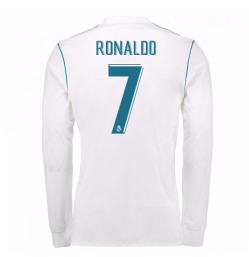 Real Madrid Principal 17/18-Manga Larga-Ronaldo 7