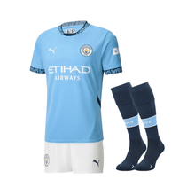Kit local para niños del Manchester City 24/25