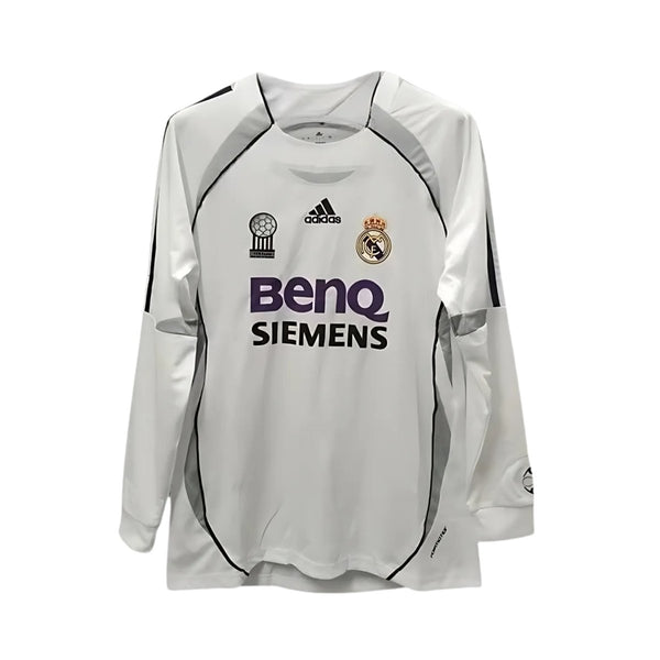 Real Madrid Local 06/07 - Manga Larga