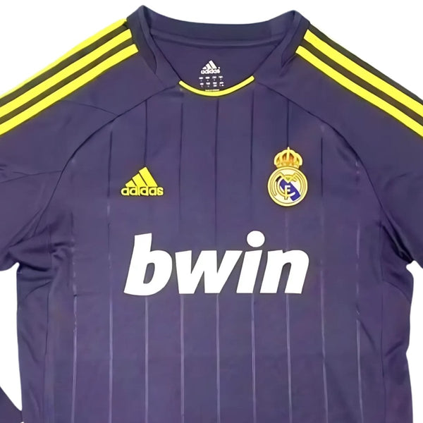 Camiseta Alternativa Real Madrid 12/13 - Manga Larga