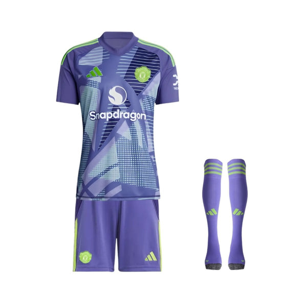 Kit de portero infantil del Manchester United 24/25