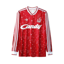 Liverpool Home 89/90 - Manga larga