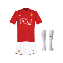 Camiseta local infantil del Manchester United 07/08