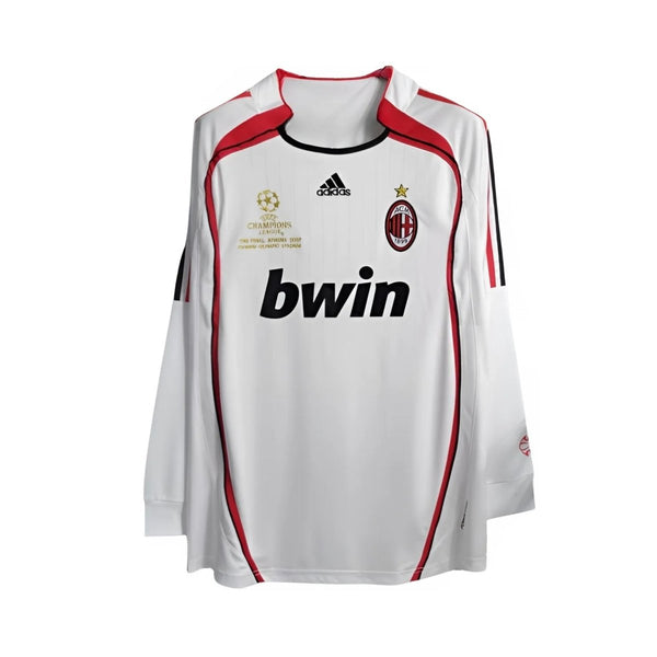 Camiseta Alternativa AC Milan 06/07 - Manga Larga - Final de la Champions League