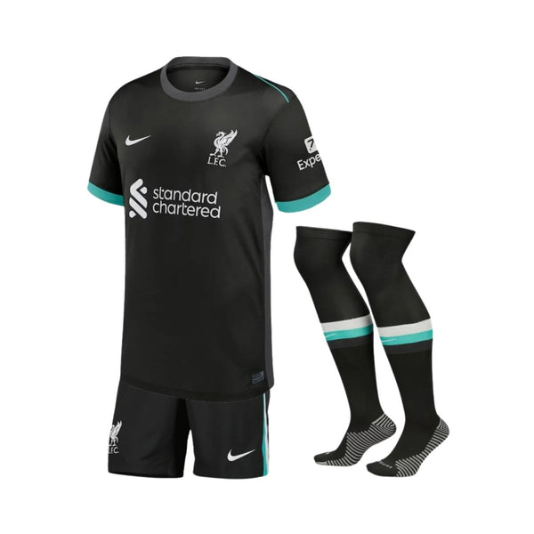 Kit infantil del Liverpool 24/25 alternativo