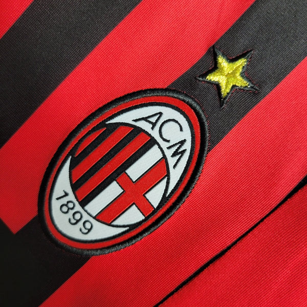 AC Milan Local 07/08 - Manga Larga
