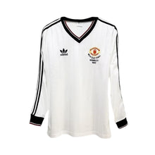 Camiseta alternativa del Manchester United 82/83 - Final de la Copa FA - Manga larga