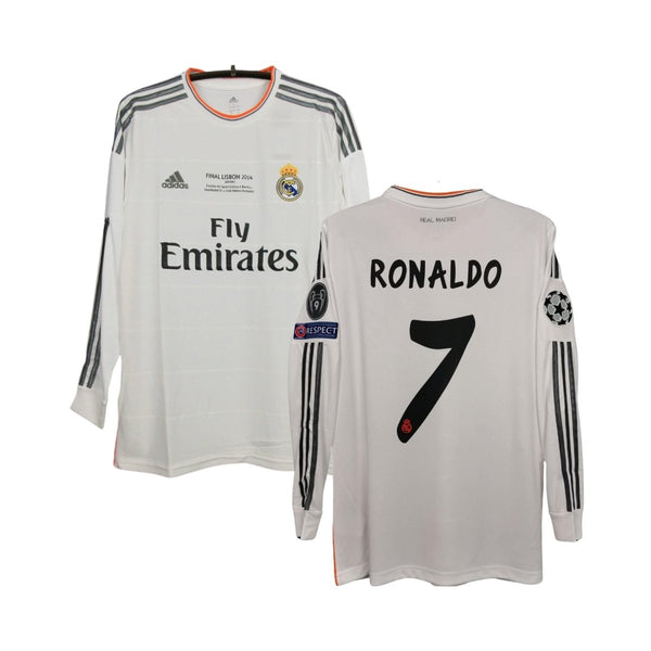 Real Madrid Local 13/14 - Ronaldo 7 - Final de la Champions League - Manga Larga
