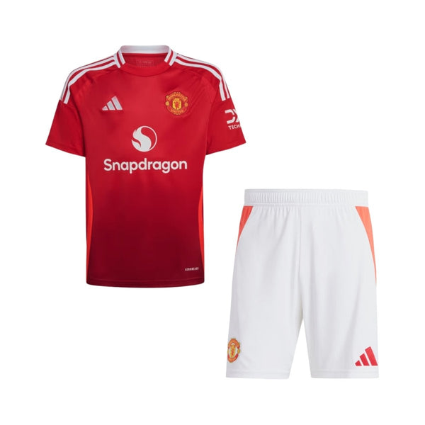 Kit local infantil del Manchester United 24/25