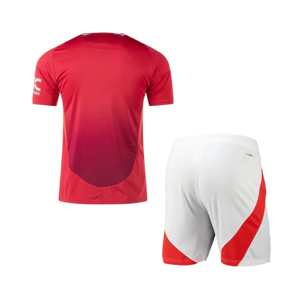 Kit local infantil del Manchester United 24/25