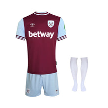 Kit local para niños del West Ham United 24/25