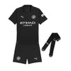 Kit infantil de visitante del Manchester City 25/26