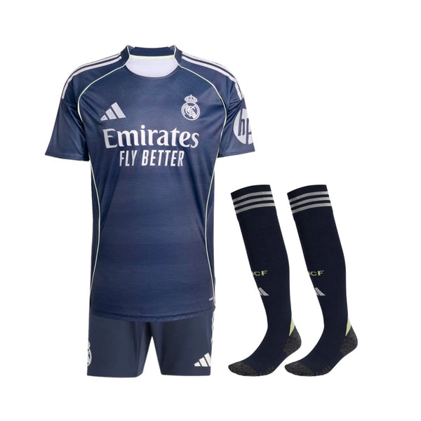 Kit infantil del Real Madrid 25/26 Alternativo