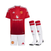 Kit local infantil del Manchester United 24/25