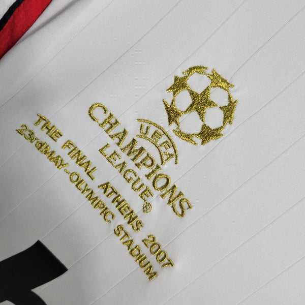 Camiseta Alternativa AC Milan 06/07 - Manga Larga - Final de la Champions League
